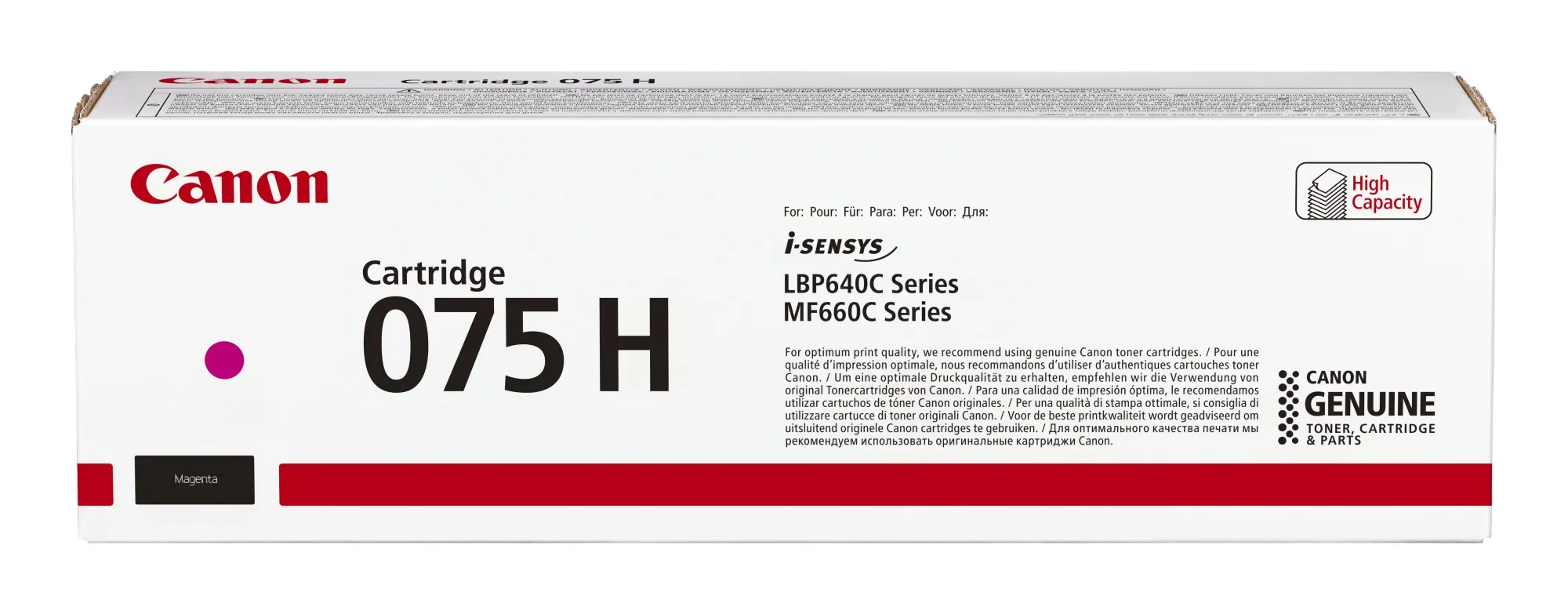 ORIGINALE Canon toner magenta 075 hm 6367C002 2500 pagine - immagine 1