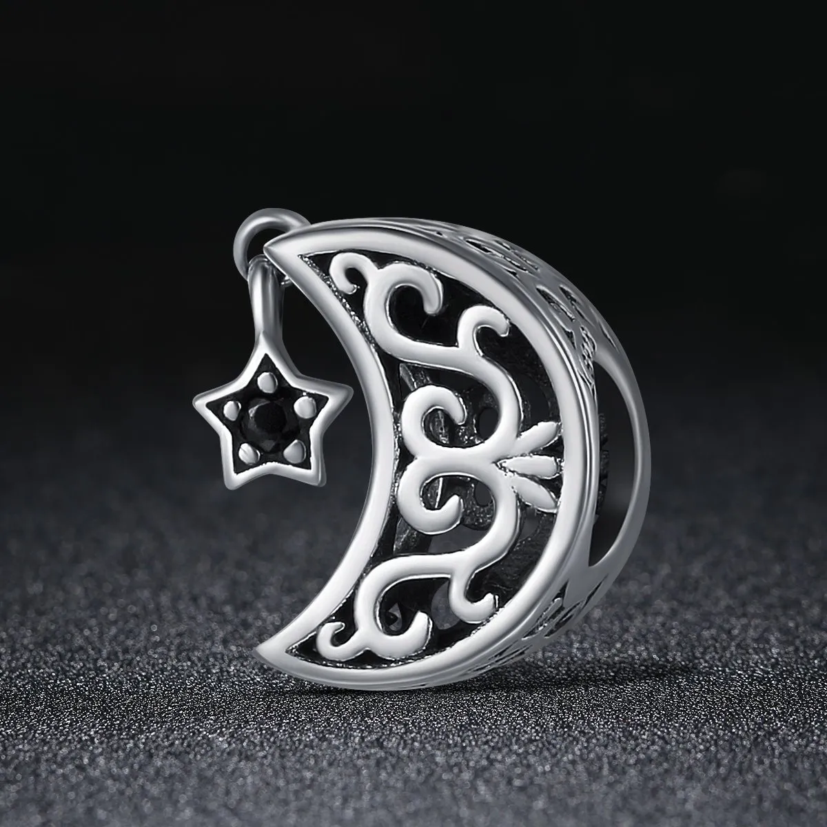 Teleye Charm distanziatore Moon & Stars per bracciale - immagine 3