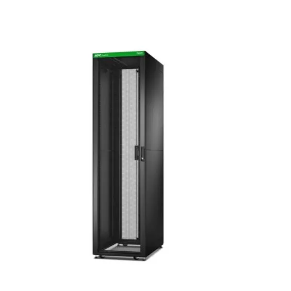 Apc Easy Rack 600mm/42U/1100mm With Roof Side Panel Castors Feet And 4 Brackets No Bottom Black ER6212 - immagine 1