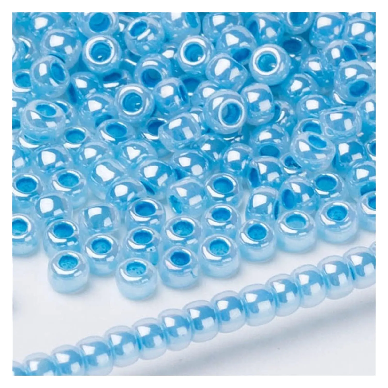 MURUI ZZ 2 Millimetri 11/0 Blu Toho Seedbeads Native Beadwork for Beads Embridery 3grams / Lotto Circa 290pcs Y912 (Color : TOHO 918) - immagine 1