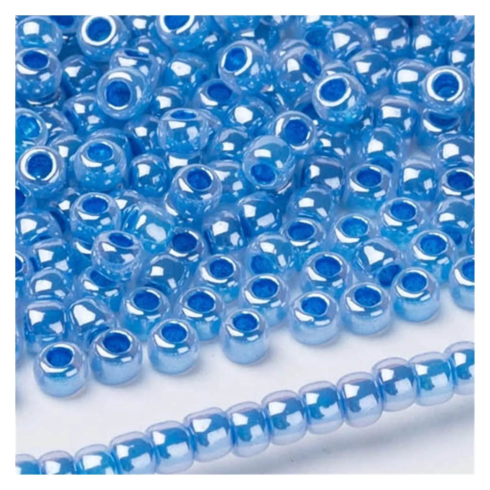 MURUI ZZ 2 Millimetri 11/0 Blu Toho Seedbeads Native Beadwork for Beads Embridery 3grams / Lotto Circa 290pcs Y912 (Color : TOHO 917) - immagine 1