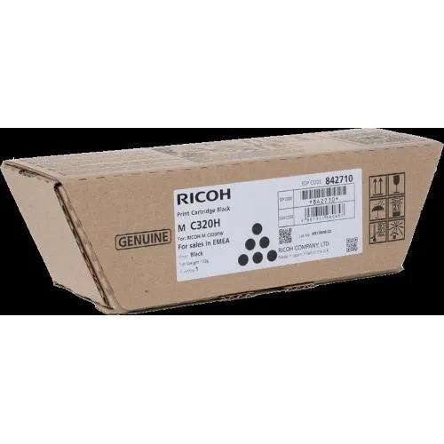 ORIGINALE Ricoh toner nero 842710 M C320H 10500 pagine - immagine 1