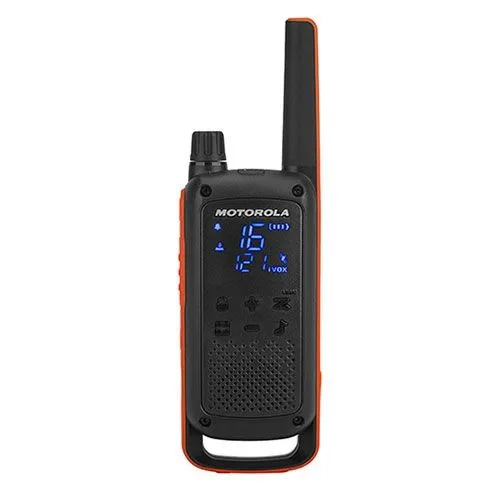 Motorola Talkabout T82 ricetrasmittente 16 canali 446 - 446.2 MHz Nero Arancione - immagine 1