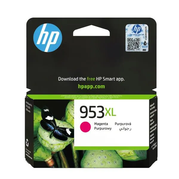Hp 953XL High Yield Magenta Original Ink Cartridge F6U17AE#LS1 - immagine 1