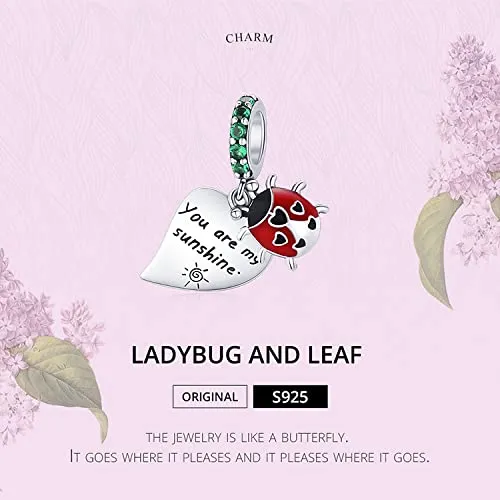 You Are My Sunshine Charm 925 Sterling Silver Charm Fits Most Bracelets - immagine 2