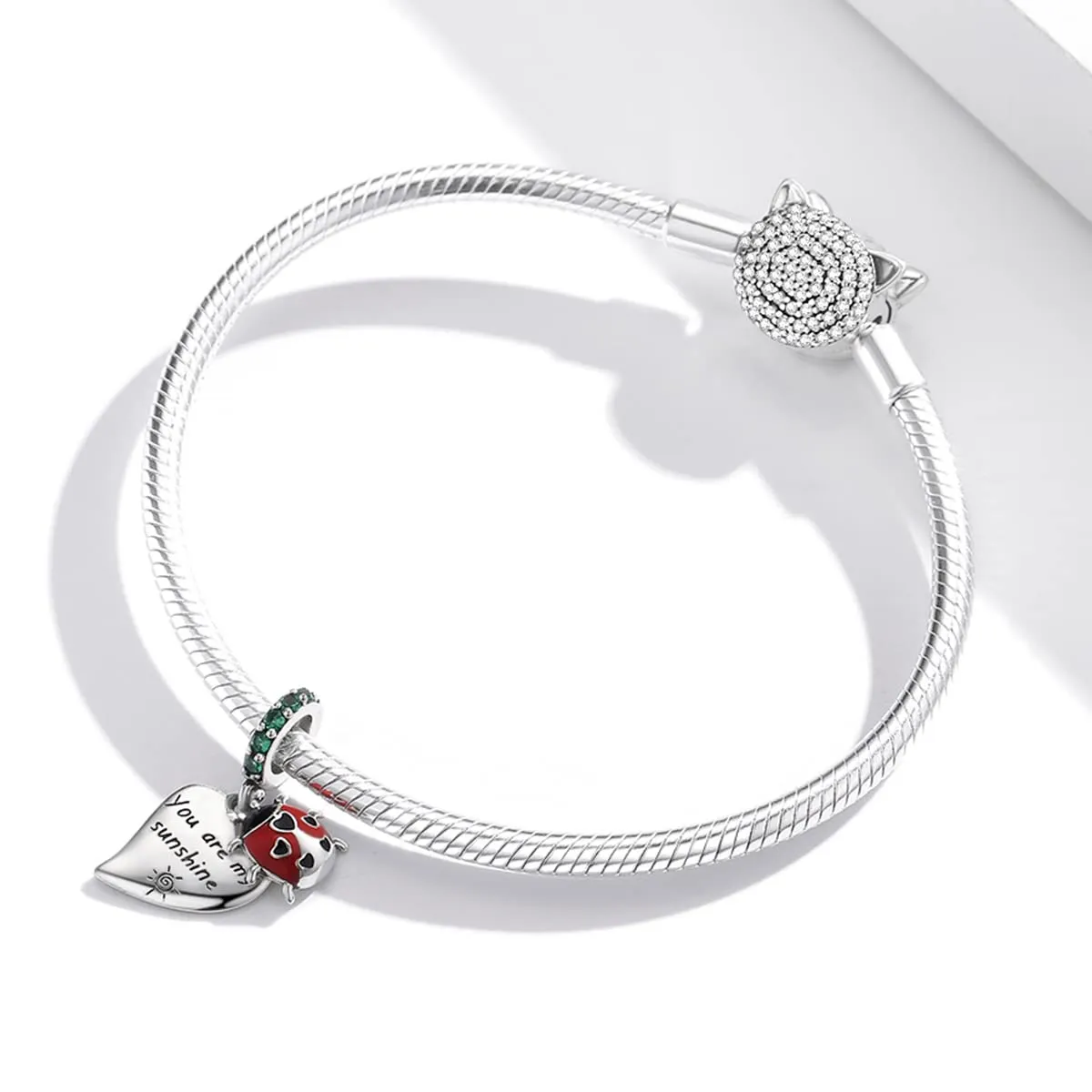 You Are My Sunshine Charm 925 Sterling Silver Charm Fits Most Bracelets - immagine 9