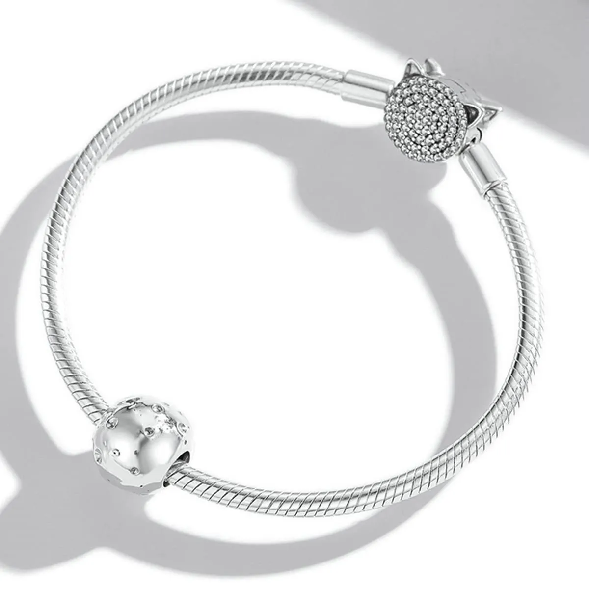 Moon Charm 925 Sterling Silver Charm Fits Most Bracelets and Necklaces - immagine 8