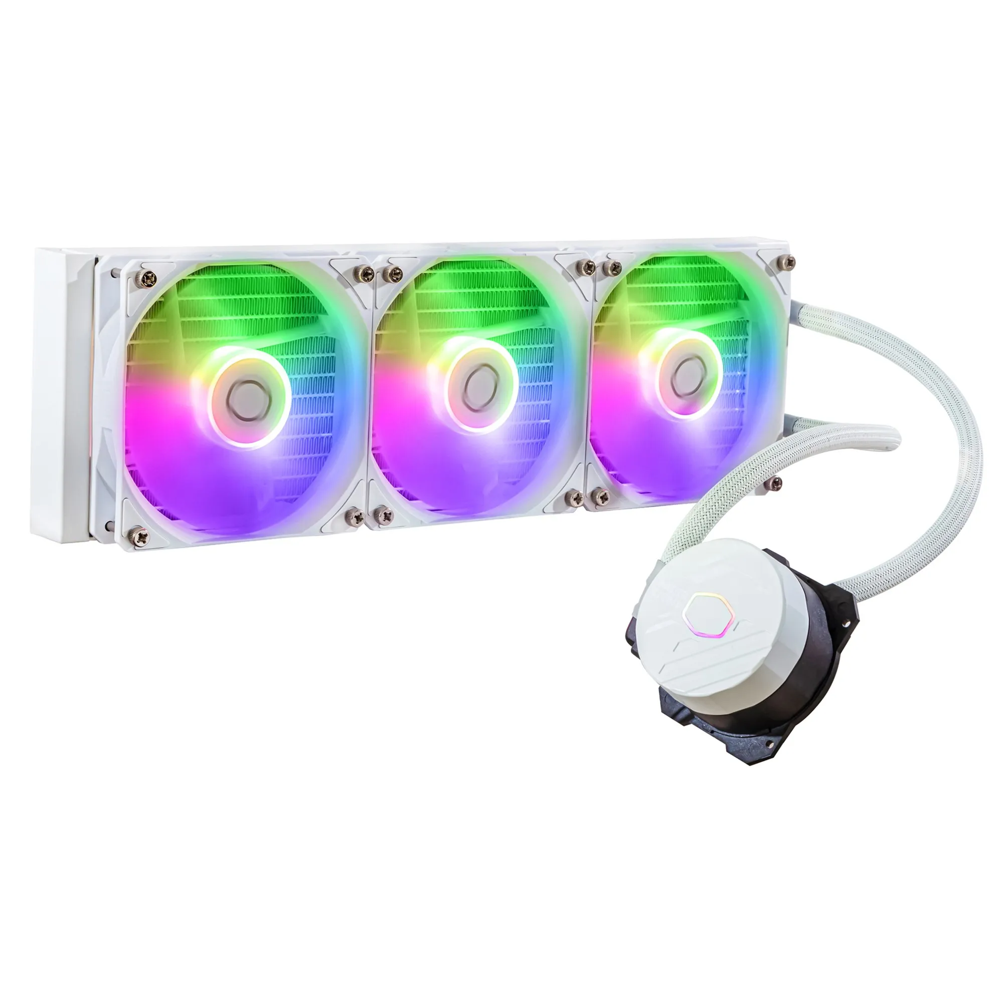 Cooler Master MasterLiquid 360L Core ARGB White Processore Kit di raffreddamento a liquido 12 cm Bianco - immagine 1