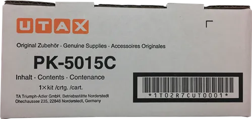 ORIGINALE Utax toner ciano PK-5015C 1T02R7CUT0 3000 pagine - immagine 1