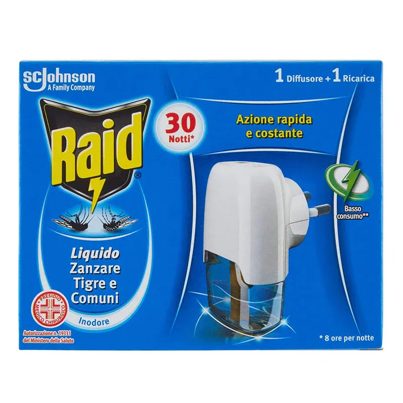 Raid Diffusore Insetticida con ricarica liquida 30 notti - immagine 1