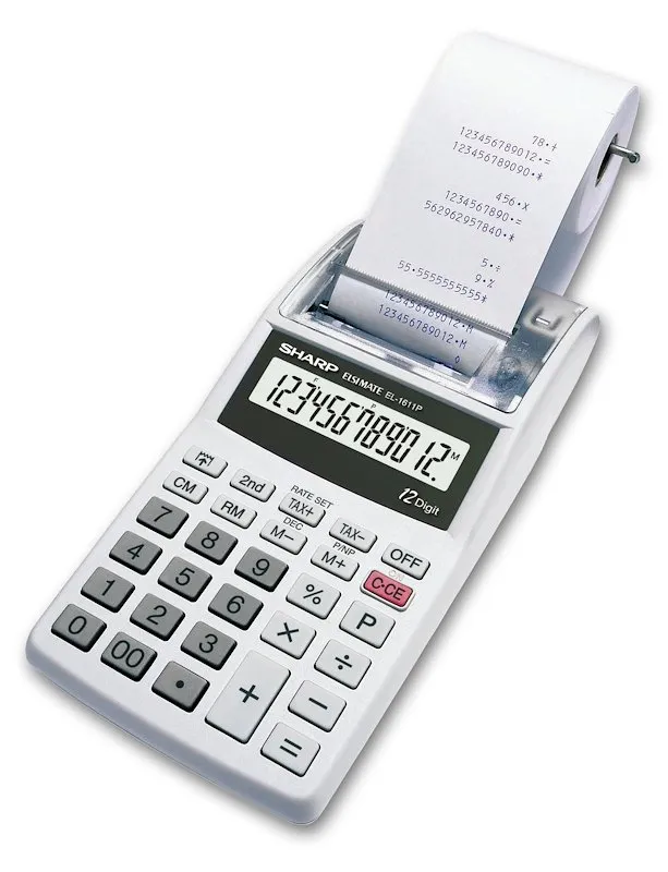 Sharp Calcolatrice con Stampante El1611e - immagine 1