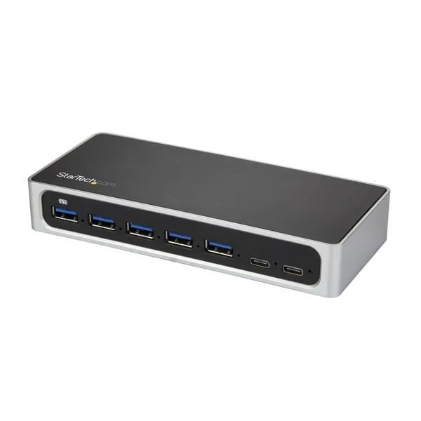 Startech Hub Usb-C A 7 Porte - 5x Usb-A + 2 USB 3.0 Alimentato USB Tipo C HB30C5A2CSC - immagine 1
