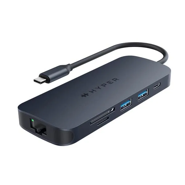 Targus Hyper Hyperdrive Ecosmart Gen.2 Universal Usb-C 8-in-1 Hub W 140 PD3.1 Power Pass-Thru HD4004GL - immagine 1