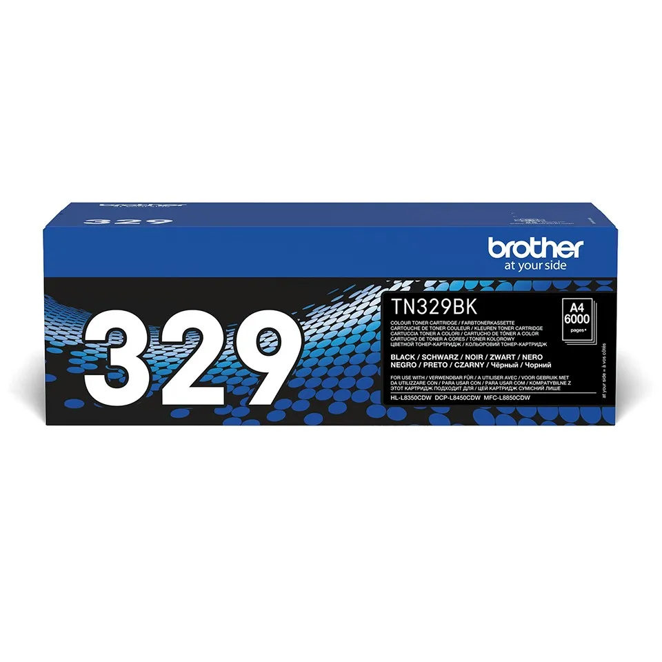 ORIGINALE Brother toner nero TN-329BK 329 6000 pagine - immagine 1