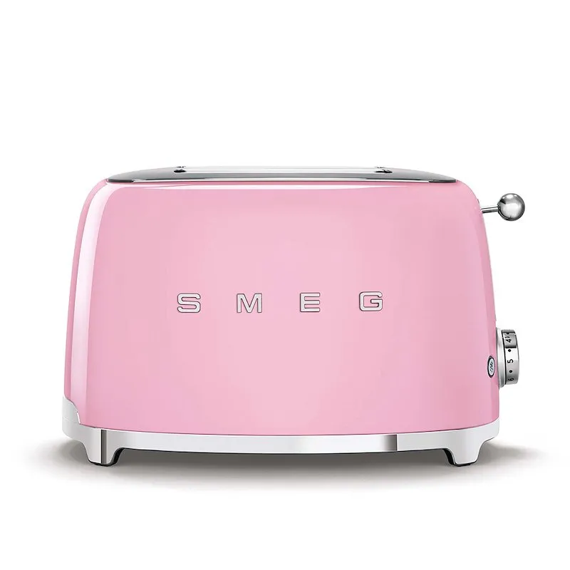 Smeg Tostapane 2x2 50's Style TSF01PKEU rosa lucido - immagine 1