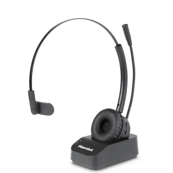 Hamlet Renova Btm- Cuffia Professionale Bluetooth Mono Aurale Con Mic + Dock Ricarica HHEADM-BTM - immagine 1