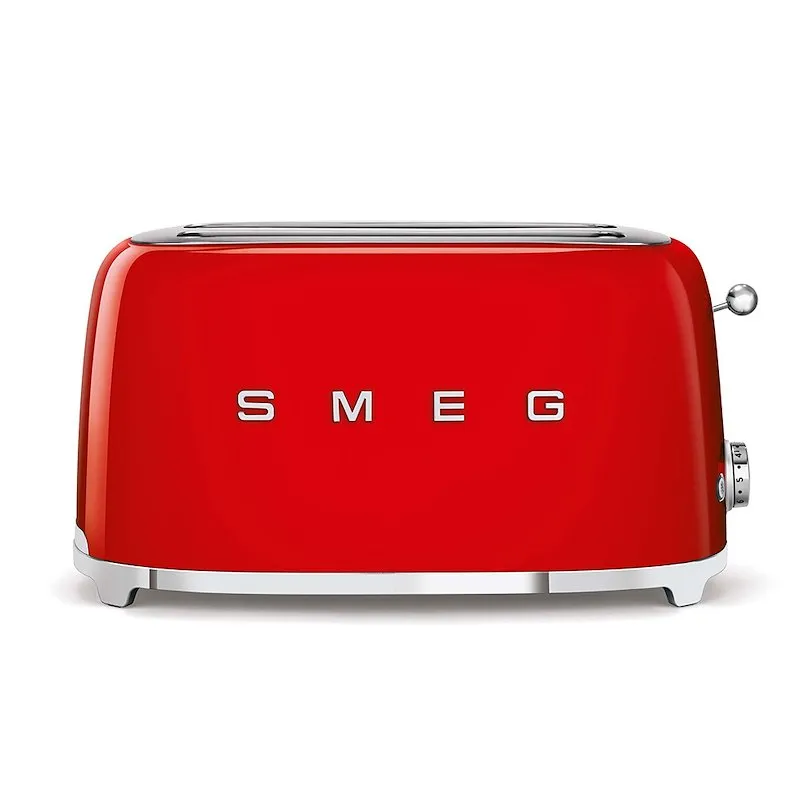 Smeg Tostapane 50's Style – Rosso LUCIDO 2x4 – TSF02RDEU - immagine 1