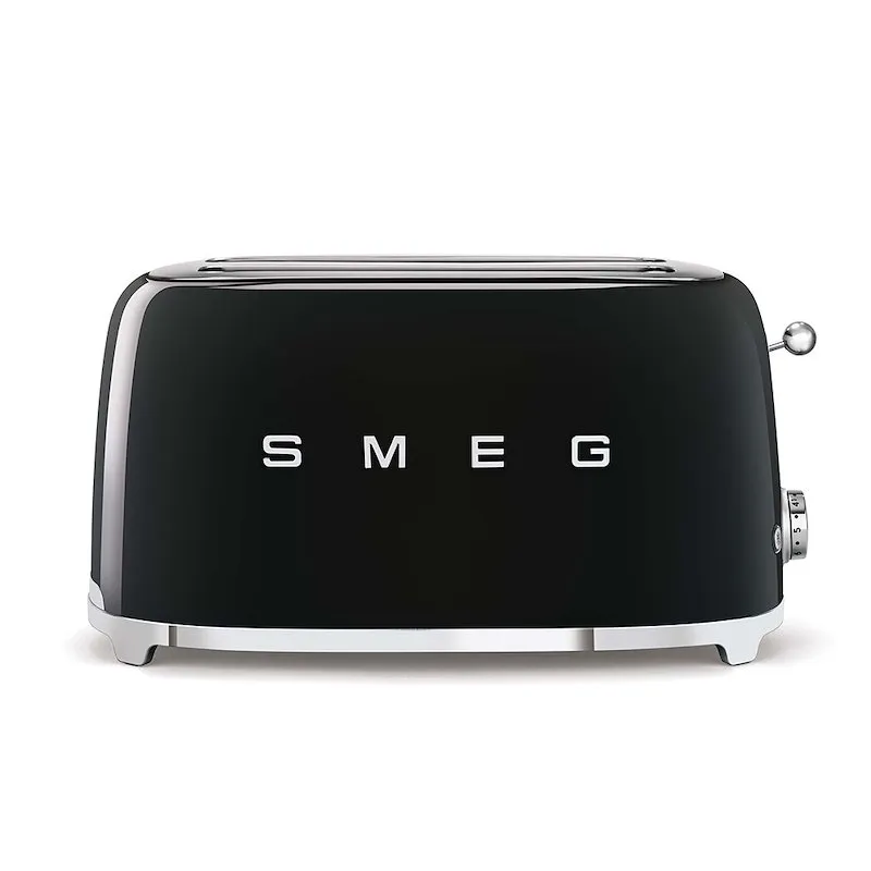 Smeg Tostapane 50's Style – Nero LUCIDO 2x4 – TSF02BLEU - immagine 1