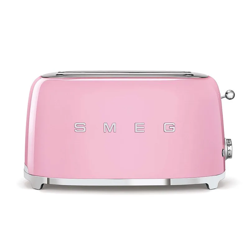 Smeg Tostapane 50's Style – Rosa LUCIDO 2x4 – TSF02PKEU - immagine 1