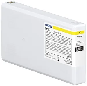 ORIGINALE Epson Cartuccia d'inchiostro giallo C13T55W400 T55W4 200ml - immagine 1