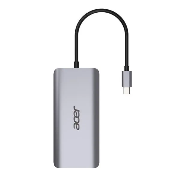 Acer 12IN1 Type C Dongle: 2 X USB3.2 2 USB2.0 1X SD/TF 2 Hdmi 1 Pd 1 Dp 1 RJ45 1 3.5 Audio HP.DSCAB.009 - immagine 1