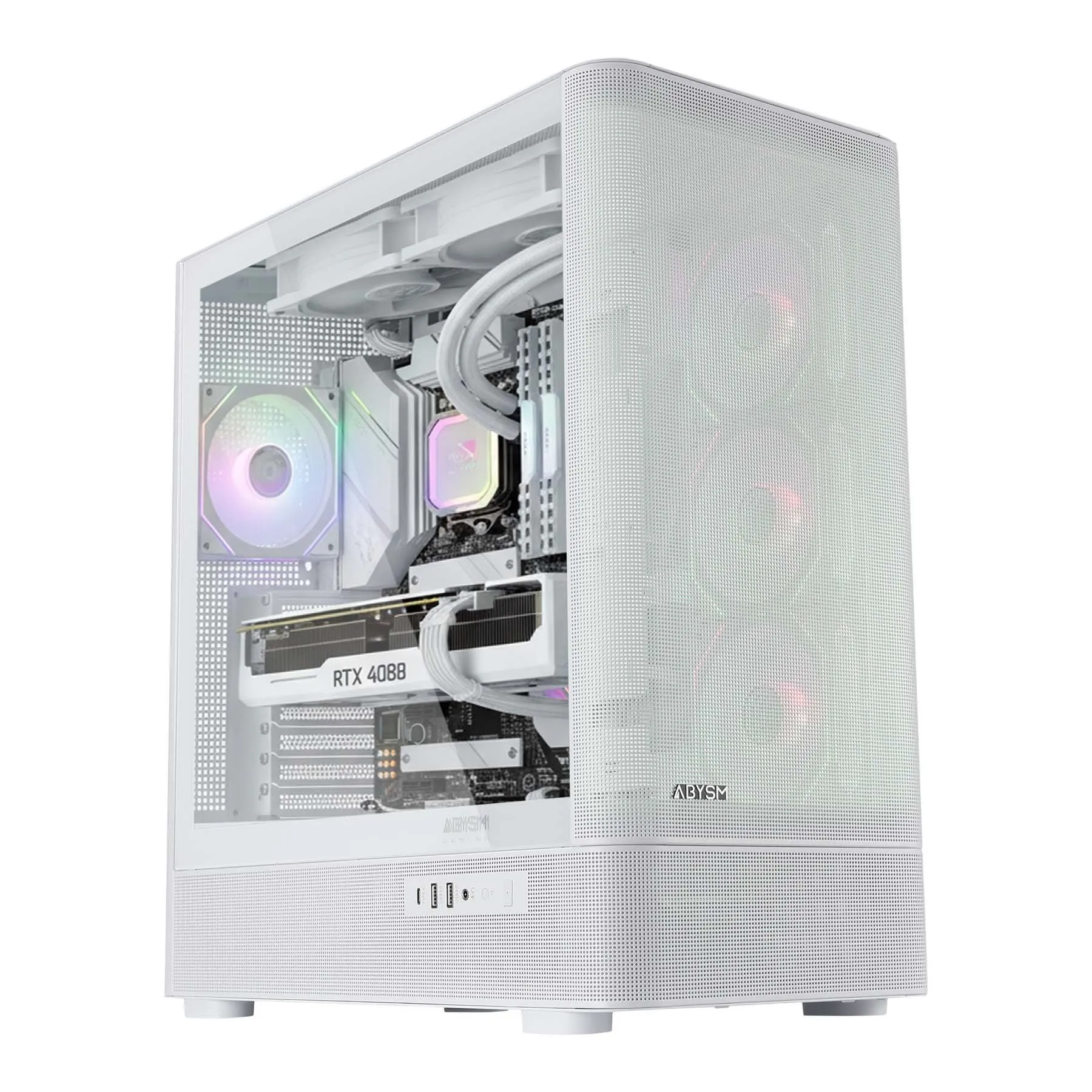 ABYSM Danube Sava H500 II Air Midi Tower Bianco - immagine 1