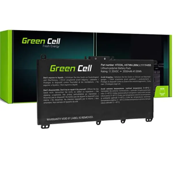 Green Cell Battery HT03XL L11119-855 For Hp 250 G7 G8 255 G7 G8 240 G7 G8 245 G7 G8 470 G7 14 15 17 Pavilion 14 15 HP163 - immagine 1