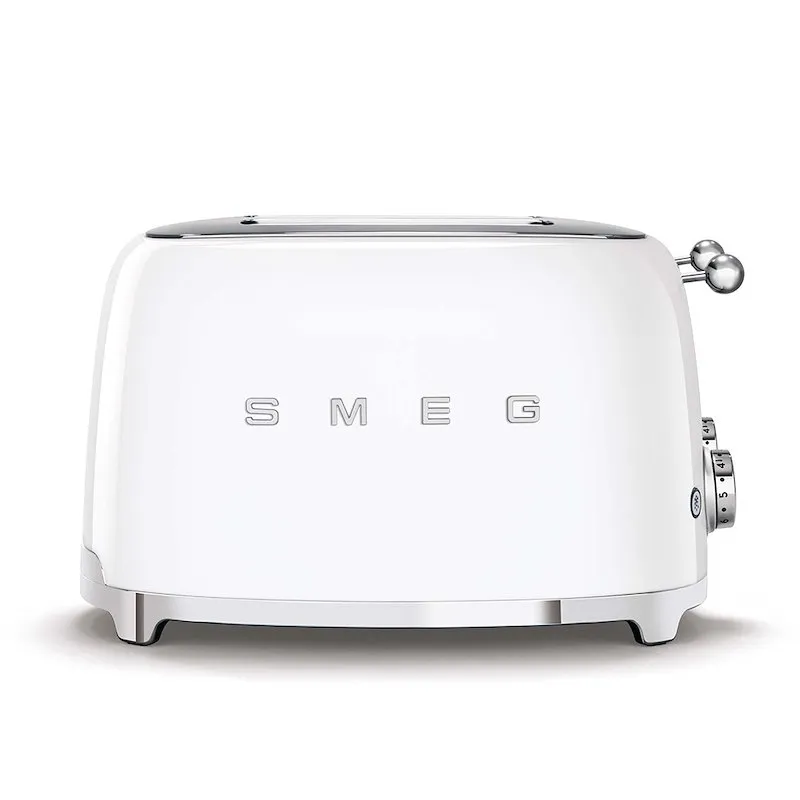 Smeg Tostapane 50's Style – Bianco LUCIDO 4x4 – TSF03WHEU - immagine 1