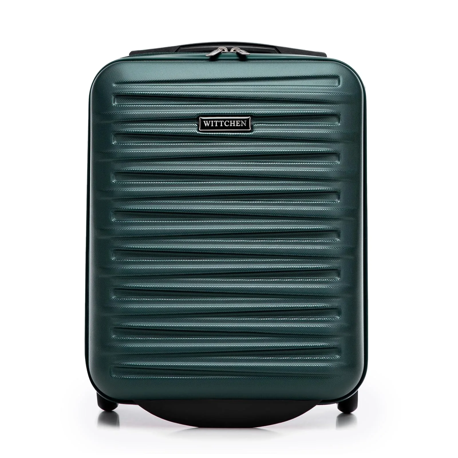 WITTCHEN Skyspeed Line Valigia da cabina gratuita a bordo piccola Valigia rigida in ABS Maniglia telescopica 2 ruote gamba inferiore blu navy Ryanair/ITA Airways/Wizz Air/Volotea/Vueling - immagine 1