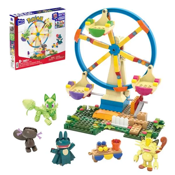 Mattel Mega Pokémon Adventure Builder Ruota Panoramica HXF80 - immagine 1