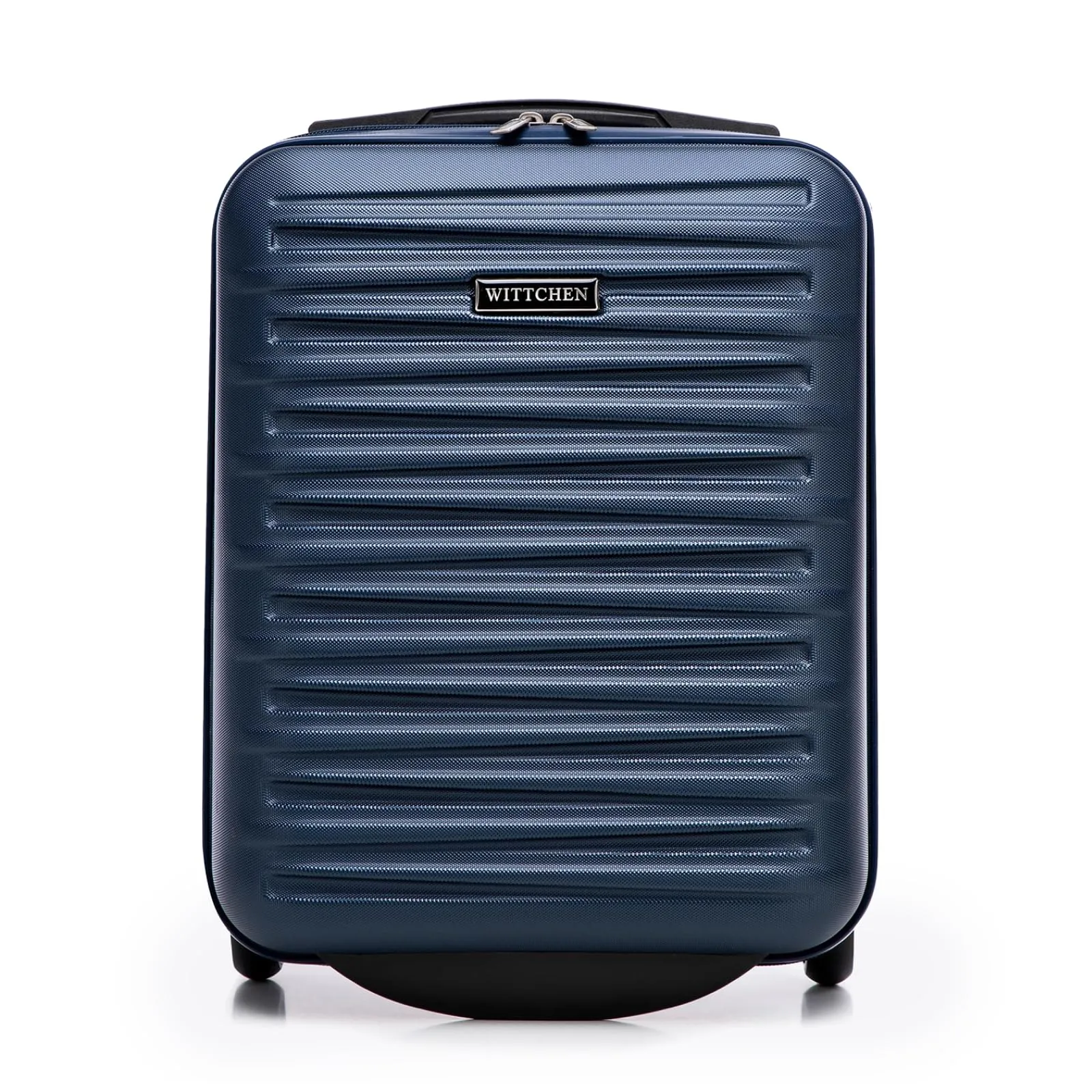 WITTCHEN Skyspeed Line Valigia da cabina gratuita a bordo piccola Valigia rigida in ABS Maniglia telescopica 2 ruote gamba inferiore blu navy Ryanair/ITA Airways/Wizz Air/Volotea/Vueling - immagine 1