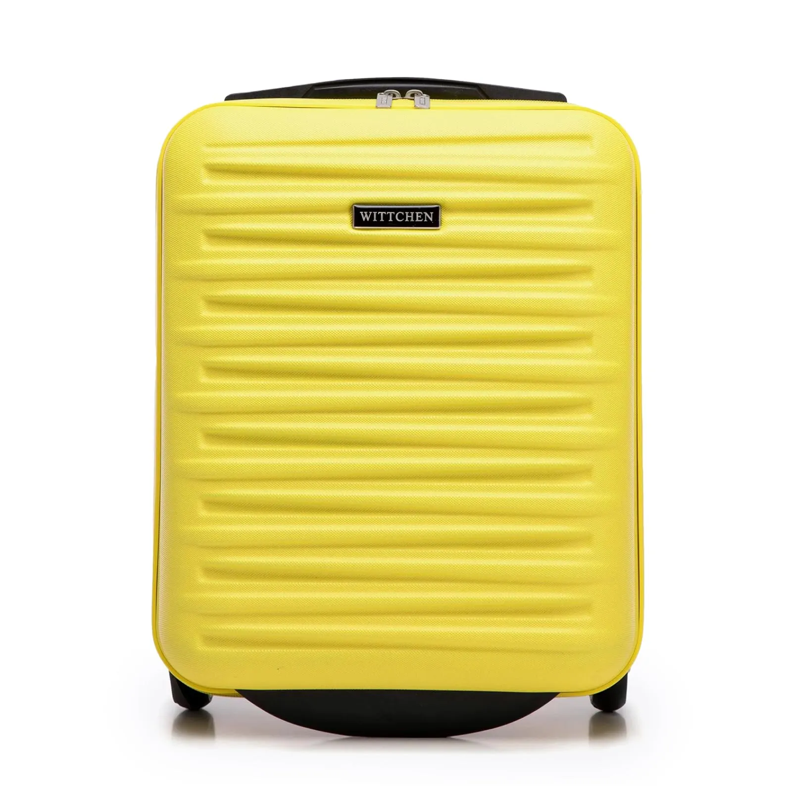 WITTCHEN Skyspeed Line Valigia da cabina gratuita a bordo piccola Valigia rigida in ABS Maniglia telescopica 2 ruote gamba inferiore Verde Ryanair/ITA Airways/Wizz Air/Volotea/Vueling - immagine 1