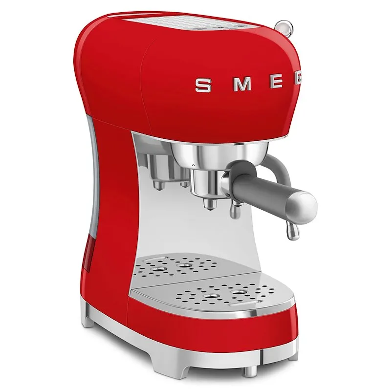 Smeg Macchina da Caffè Espresso Manuale 50's Style – Rosso LUCIDO – ECF02RDEU - immagine 1