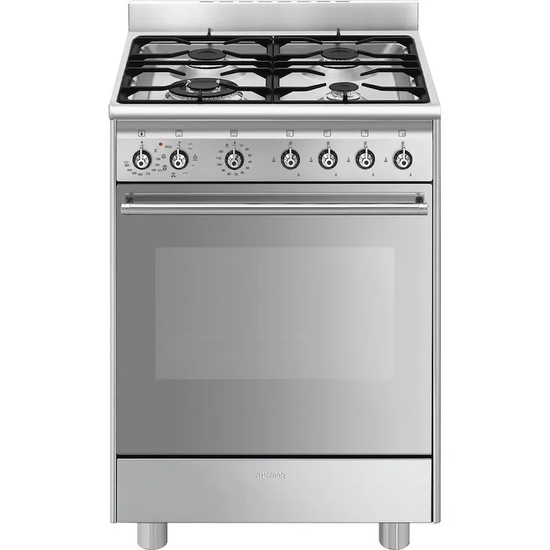 Smeg Cucina a Gas SX61GM 70 l Acciaio Inossidabile - immagine 1