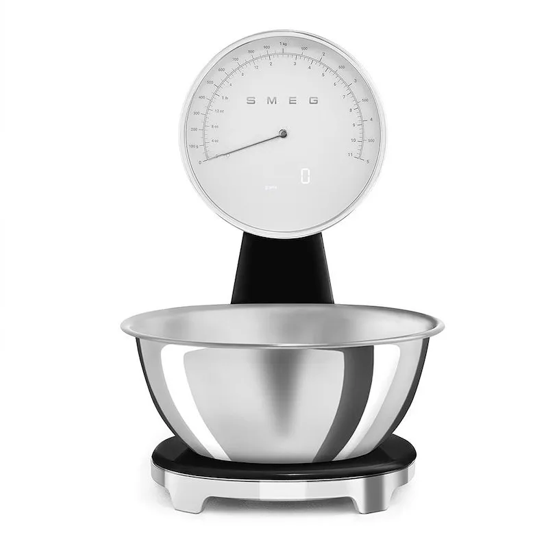 Smeg Bilancia da cucina 50's Style - Nero LUCIDO - KSF01BLWW - immagine 1