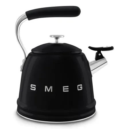 Smeg Bollitore con fischio 50's Style - Nero LUCIDO - WKF01BL - immagine 1