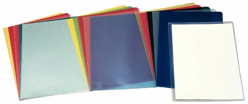 Esselte Dossiers Nail Folio PVC liscio modello 30F (sigillo) 140 micron scatola da 100 folio trasparente - immagine 1