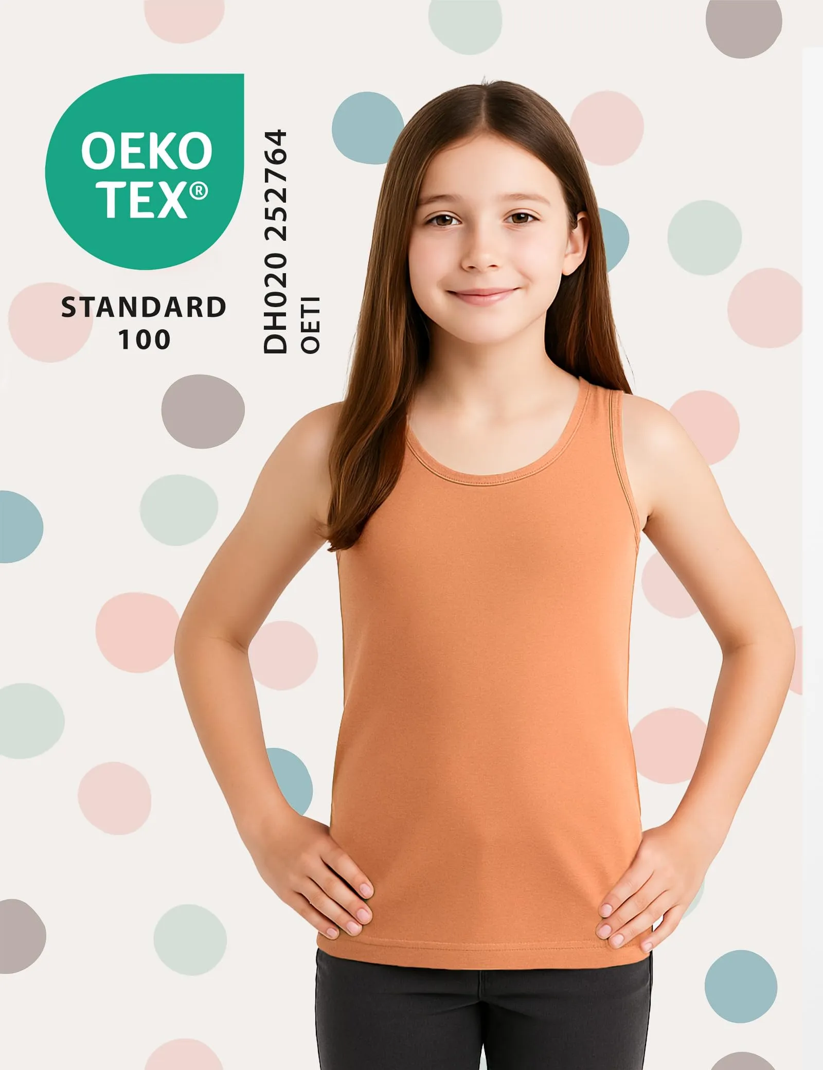 ALPIDEX Canottiera Bambina Set 5 Cotone Intima Bimba Muffin 7-8 Anni - immagine 3