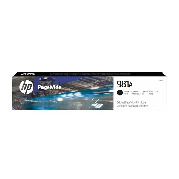 Hp Cartuccia Nero Originale 981A Pagewide J3M71A - immagine 1