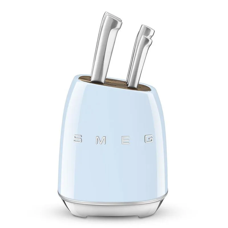 Smeg Ceppo con coltelli 50's Style Kbsf02pb Azzurro - immagine 1