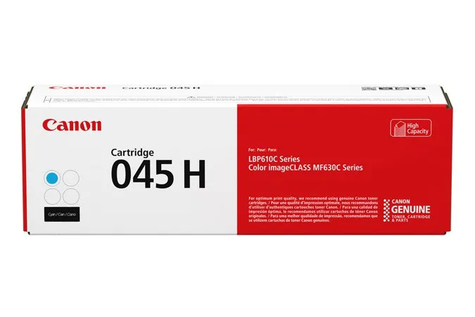 ORIGINALE Canon toner ciano 045hc 1245C002 2200 pagine - immagine 1