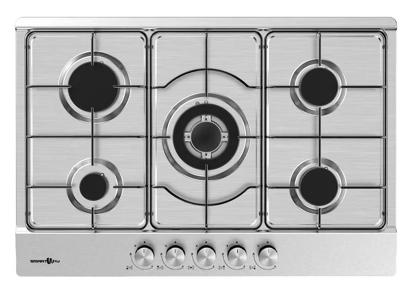 Smartway Piano Cottura Gas a Incasso PG75SM Inox - immagine 1