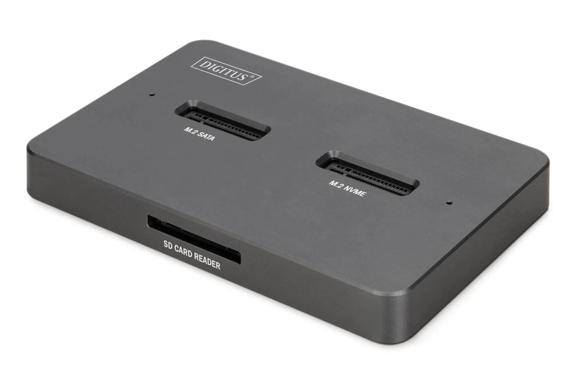 Digitus Docking Station Per Unit? Ssd M.2 Nvme + M.2 Sata Con Lettore Di Schede Sd Express Usb-C - immagine 1