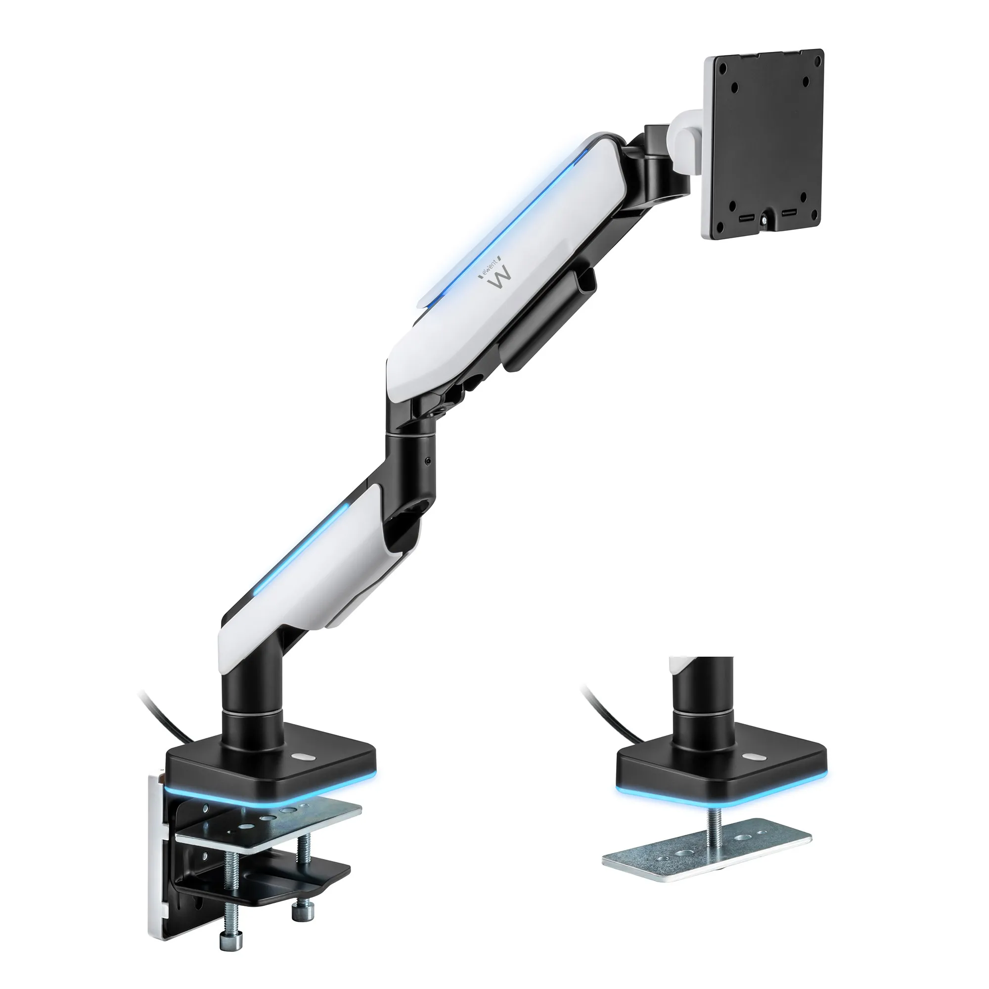 Ewent EW1509 Supporti a parete per TV 1245 cm (49) Scrivania Nero Bianco - immagine 1