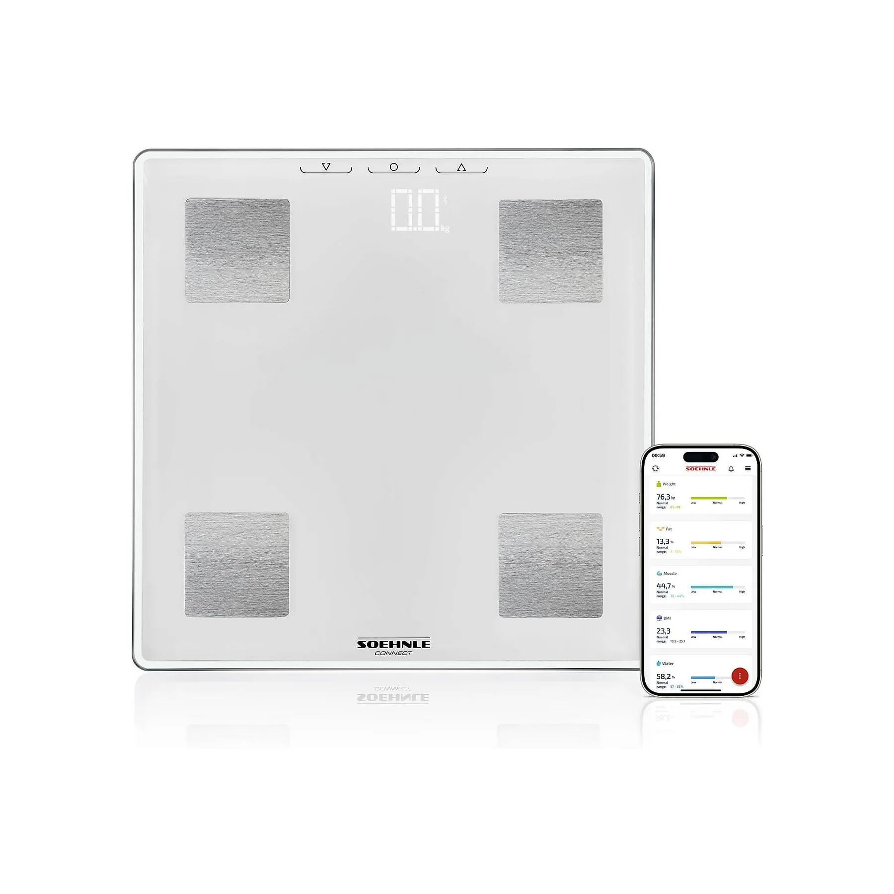 Soehnle Bilancia pesapersone Shape Sense Connect Lite Personenwaage 63884 - immagine 1