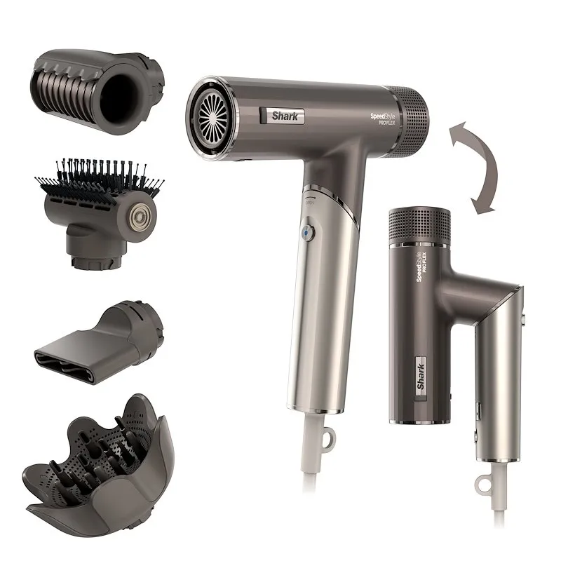 Shark Ninja Asciugacapelli e styler Speedstyle Pro Flex Moka metallizzato - immagine 1