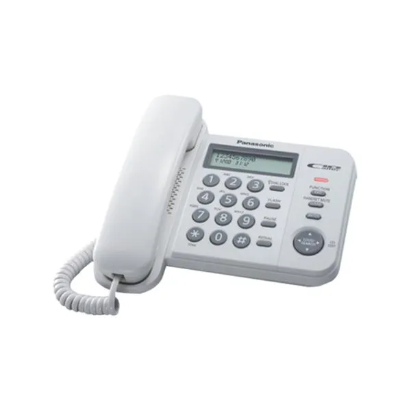 Panasonic Telefono Fisso TS560 Bianco KX-TS560EX1W - immagine 1