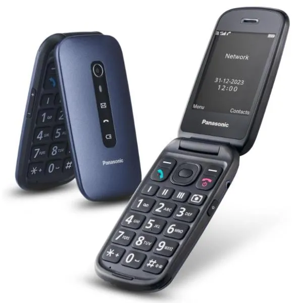 Panasonic Senior Phone TU550 Conchiglia Blue KX-TU550EXC - immagine 1
