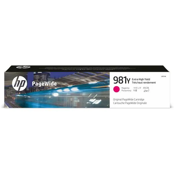Hp Cartuccia Magenta Originale Ad Altissima Capacità Pagewide 981Y L0R14A - immagine 1