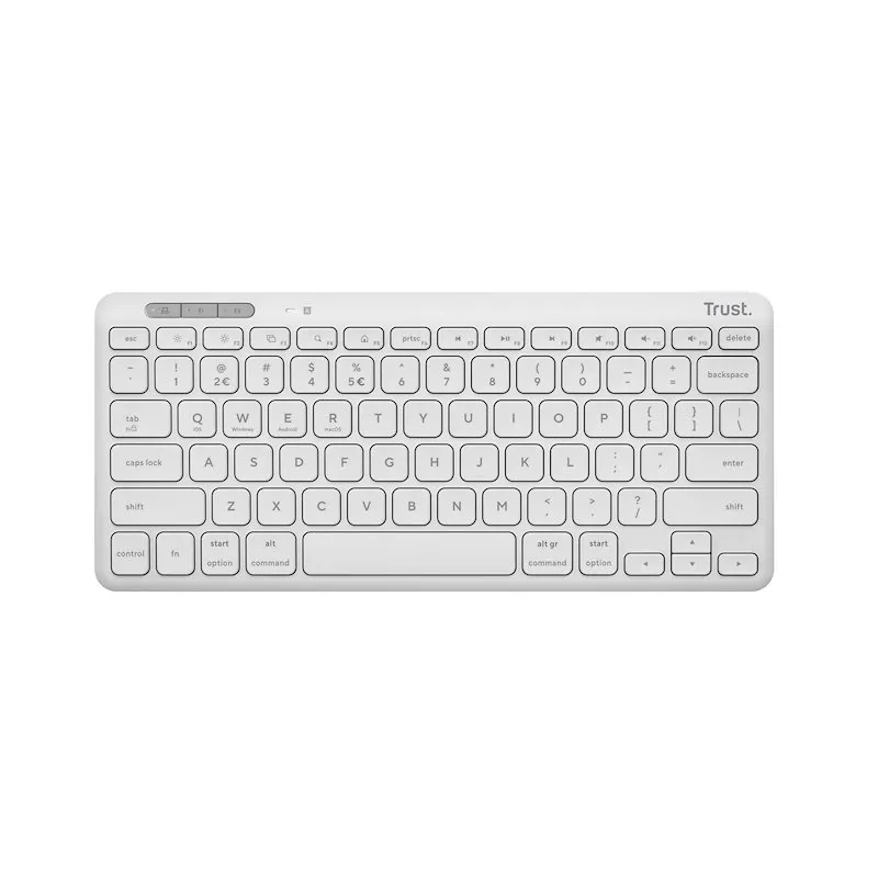 Trust Tastiera wireless Lyra Compact Wl IT 25143 Bianca - immagine 1